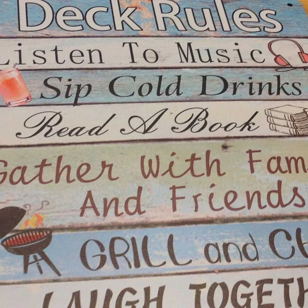 Distressed, vintage look -  Deck Rules